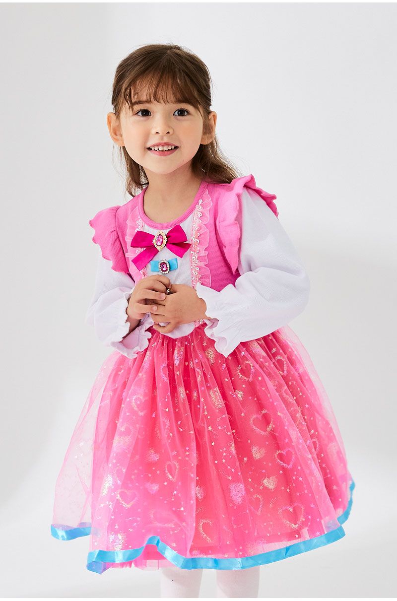 韓國 OZKIZ - 歐若拉公主洋裝(附髮飾)-粉