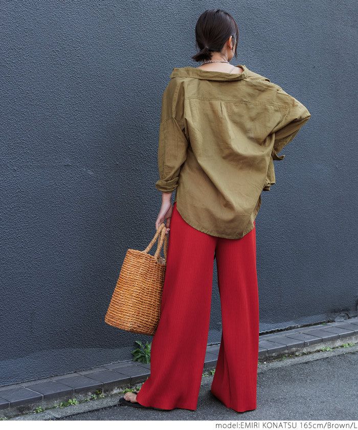 日本 COCA - 純棉透感薄長袖襯衫/薄外套-白