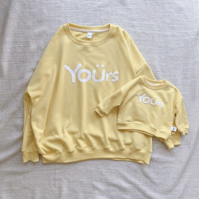 YOUrs - 親子品牌大學T-小童上衣