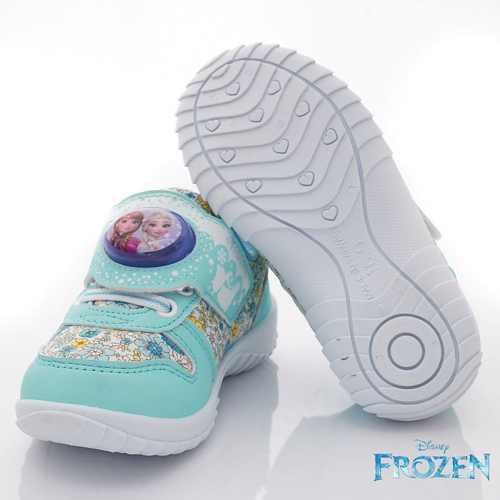 台灣製冰雪奇緣電燈休閒運動鞋(中小童段)-運動鞋-藍色