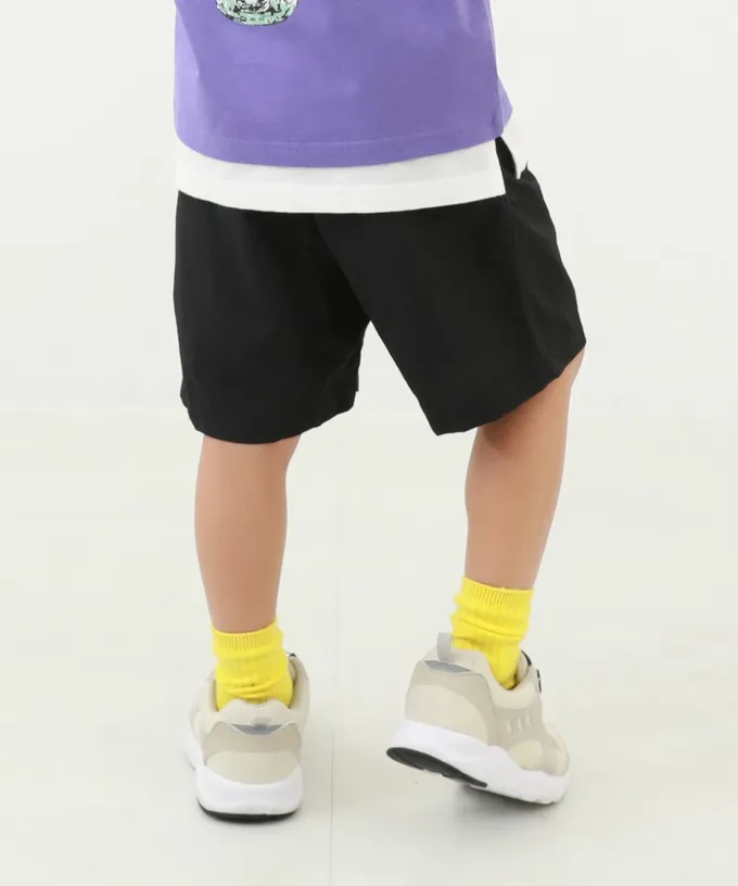 日本 devirock - 水陸二用 帥氣束腰玩水五分褲-亮紫