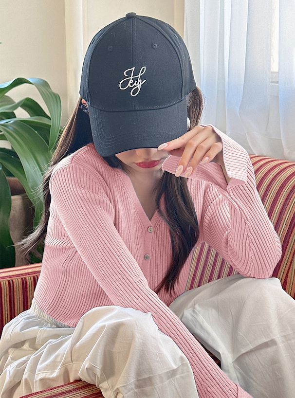 日本 GRL - 早春款V領花朵袖羅紋上衣/薄外套-天使白