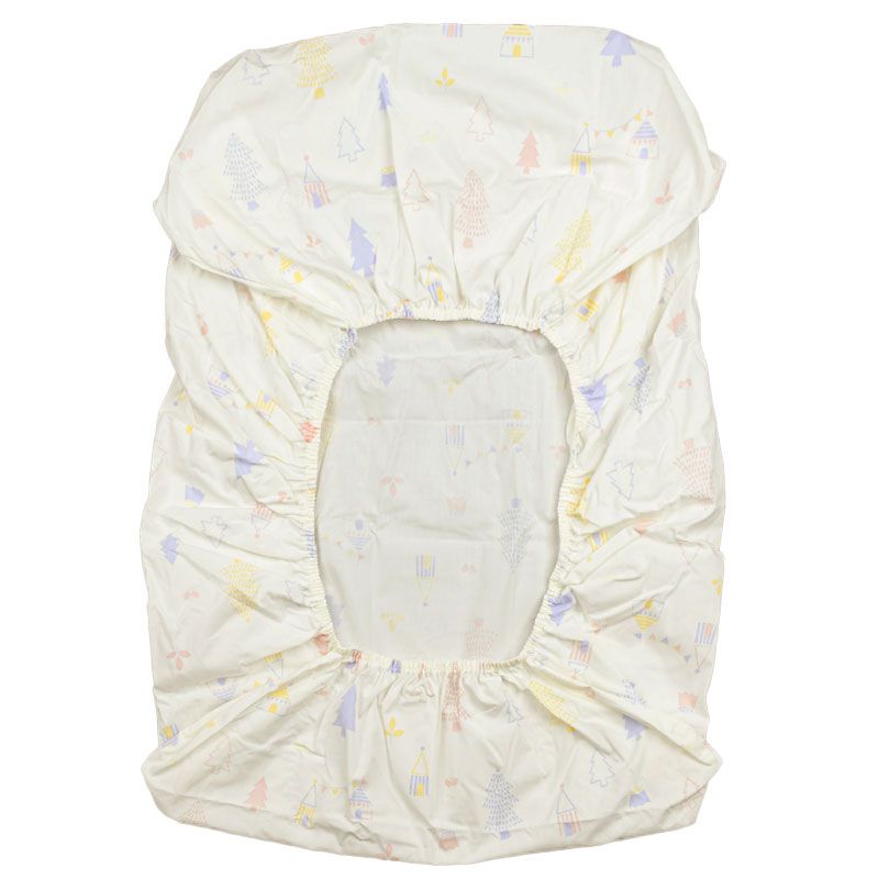 akachan honpo - 迷你床包-森林馬戲團-藍色 (60×90cm)