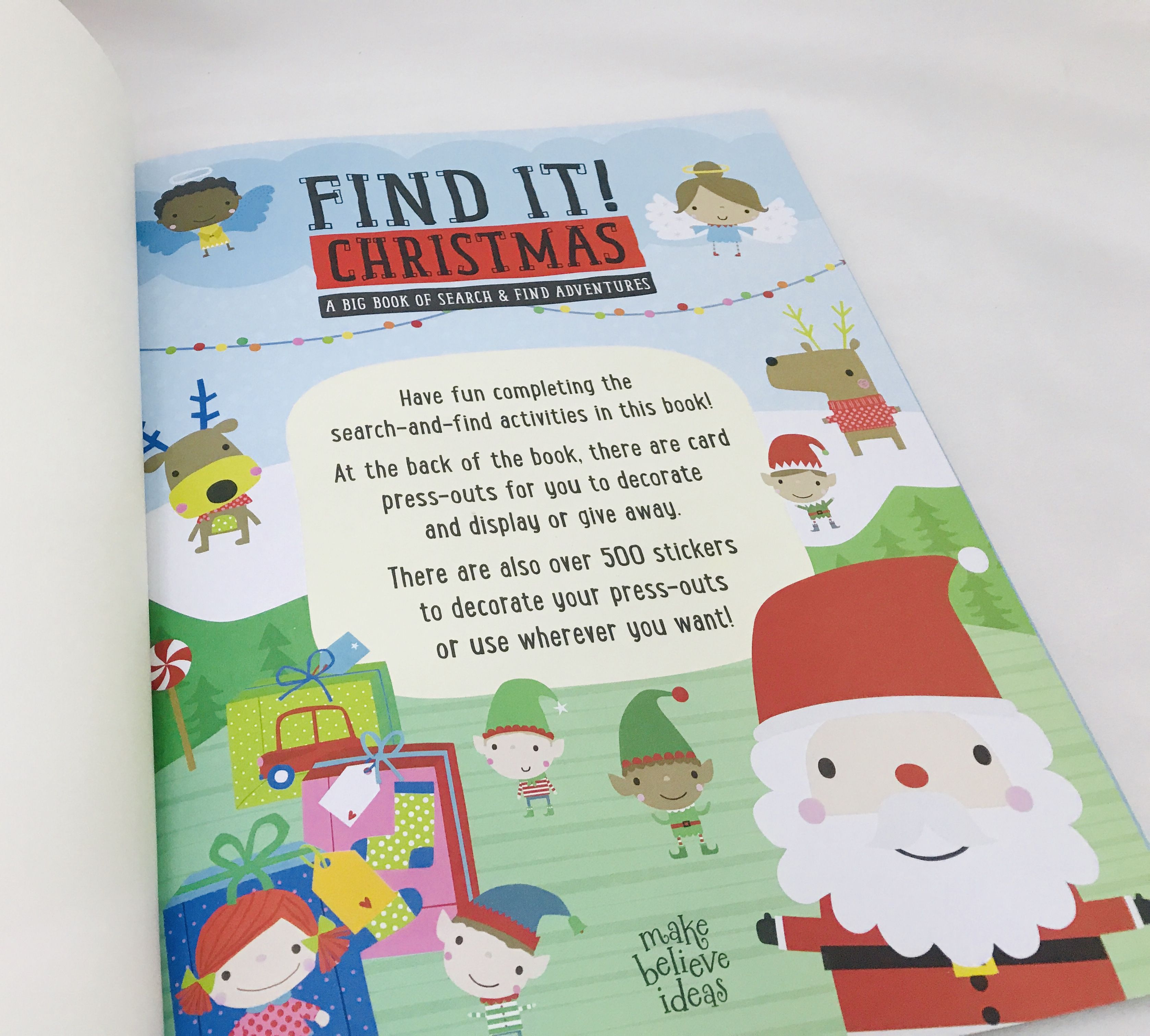 Find it! Christmas 手作+貼紙+找找書