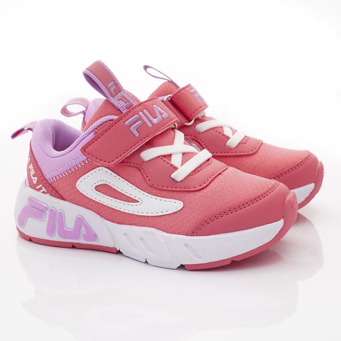 FILA - 流線慢跑運動鞋-2-J436X-519粉紫(中大童段)-運動鞋-粉紫