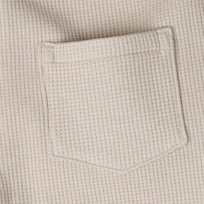 akachan honpo - 10分內搭褲-華夫格-灰色