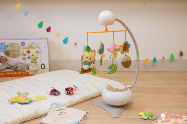 日本 Combi - Kuma 哭聲感應安撫音樂鈴-0個月起