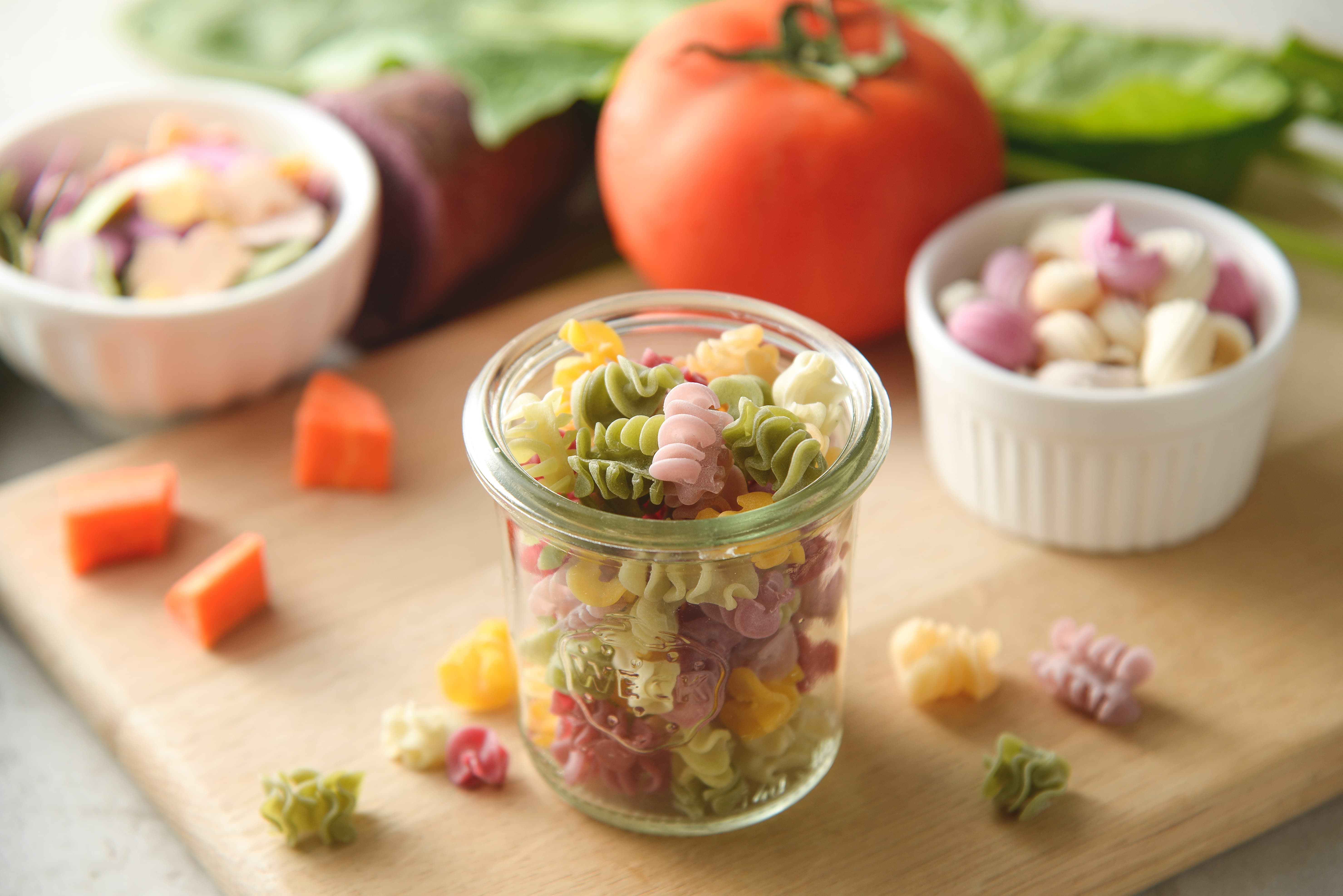 港媽私房手作 - 手工無添加寶寶蔬果義大利麵-花捲麵-150G/袋