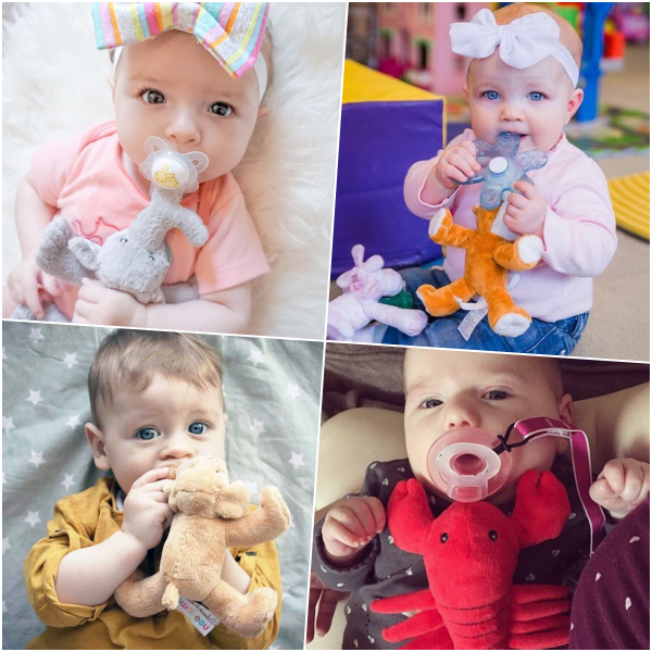 美國 nookums - 寶寶 可愛造型 安撫奶嘴 / 玩偶-(搖鈴款) - 小狐狸