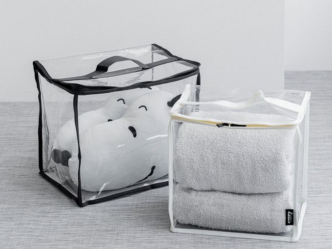 HARUhonpo 小晴天本舖 - 寶可樂收袋-居家儲物袋-櫻花粉(磨砂) (M)