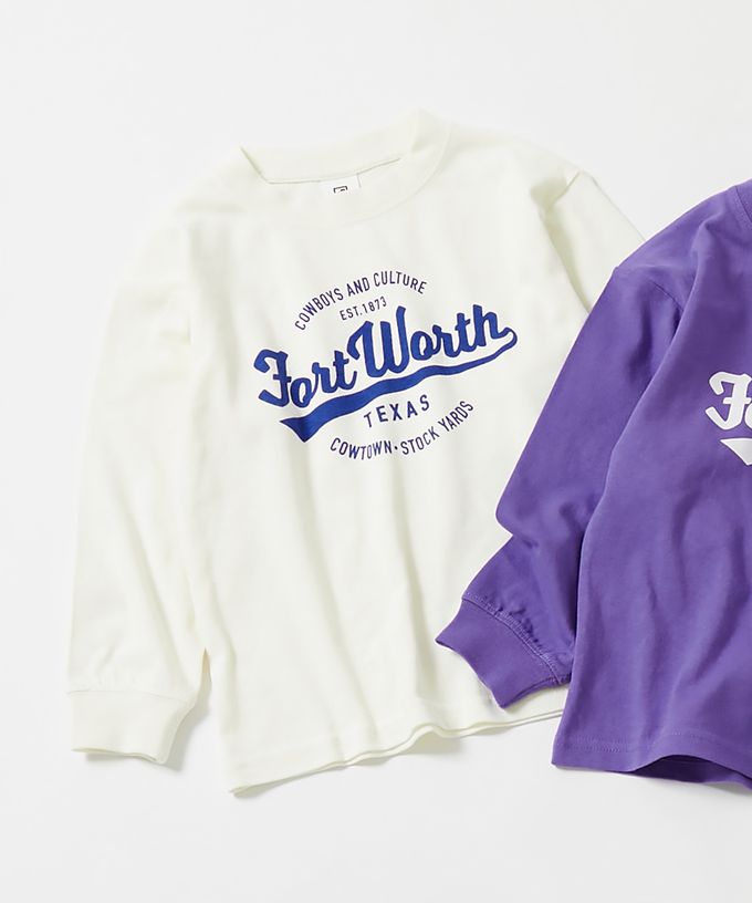 日本 devirock - 100%棉 定番印花長袖上衣-熱狗組合-磚橘