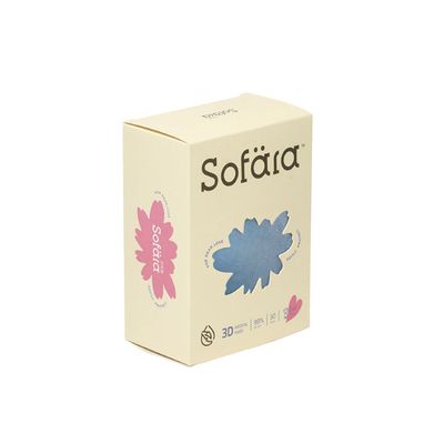 舒芙氧Sofära - 幼童3D空氣口罩-海灣藍款-3-6歲適用-30入/盒