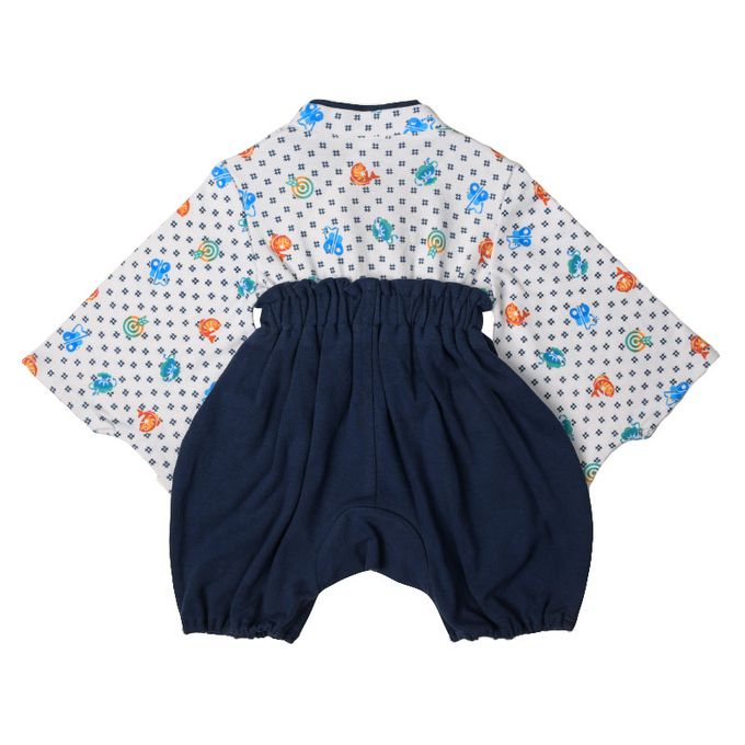 akachan honpo - 袴連身衣-(包屁衣)-深藍色