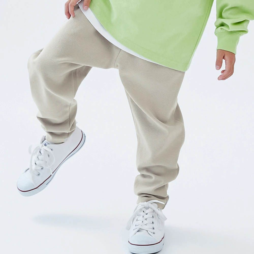 [熱銷定番] 超彈力抗毛球哈倫長褲-卡其杏