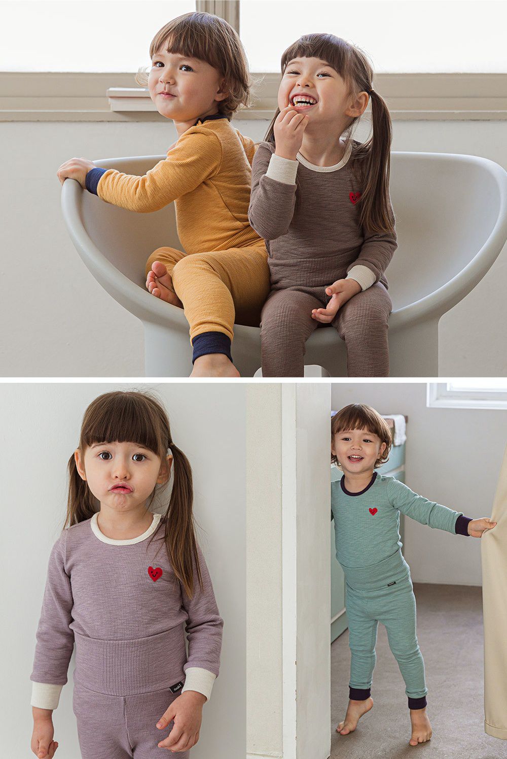 韓國 Cordi-i - 針織腹卷睡衣-薄荷綠