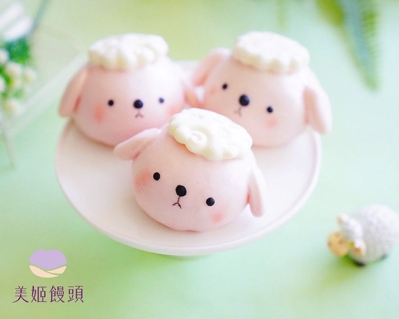 美姬饅頭 - 小羊鮮乳造型起司包-6入-50g/顆