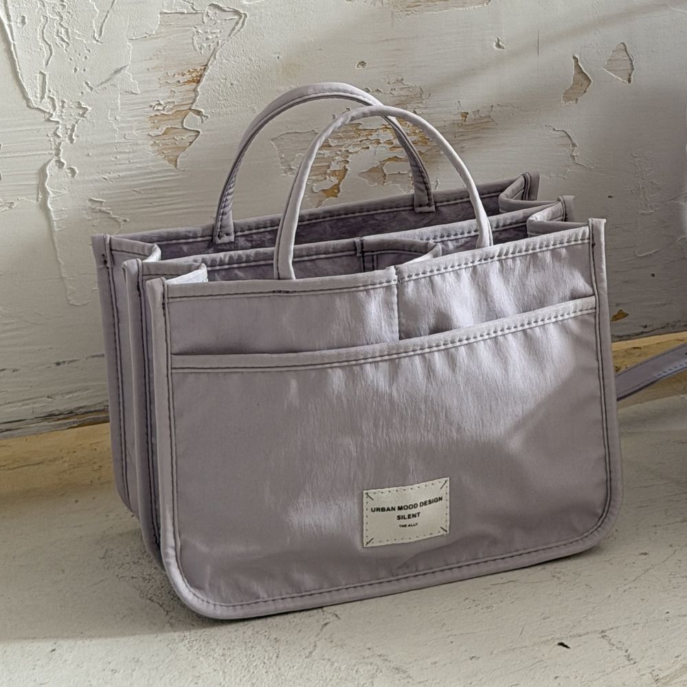 小眾設計 多夾層內分隔分裝收納包-紫羅蘭 (23x17x13cm)