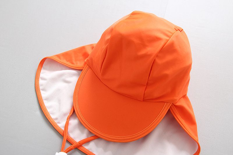 男寶長袖泳裝套裝(附帽子)-滑板恐龍-深藍+橘