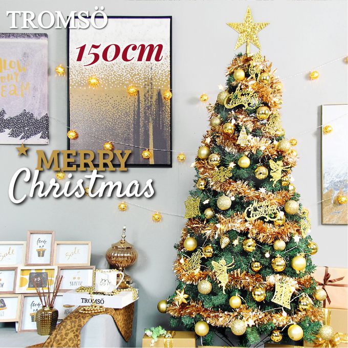 TROMSO - 北歐絕美聖誕樹-巴黎香榭金 (150cm)