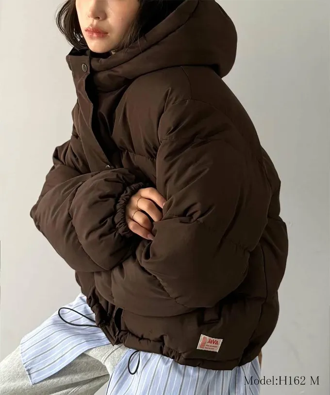 日本 Classical Elf - [必收]Java 連帽保暖科技羽絨外套-象牙