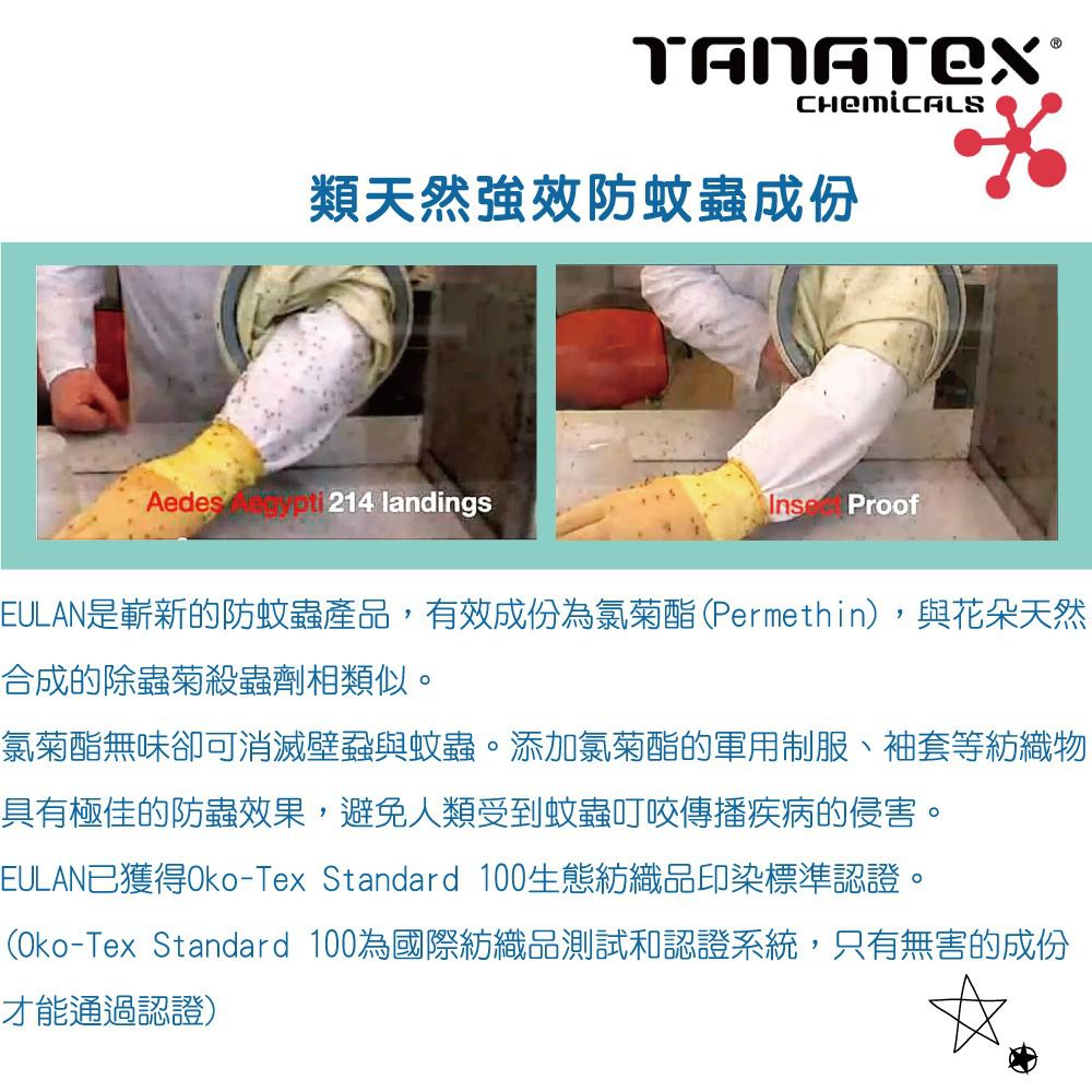 貝柔 Peilou - UPF50+兒童高效涼感防蚊抗UV袖套-(貼布繡)-美人魚-綠 (F)