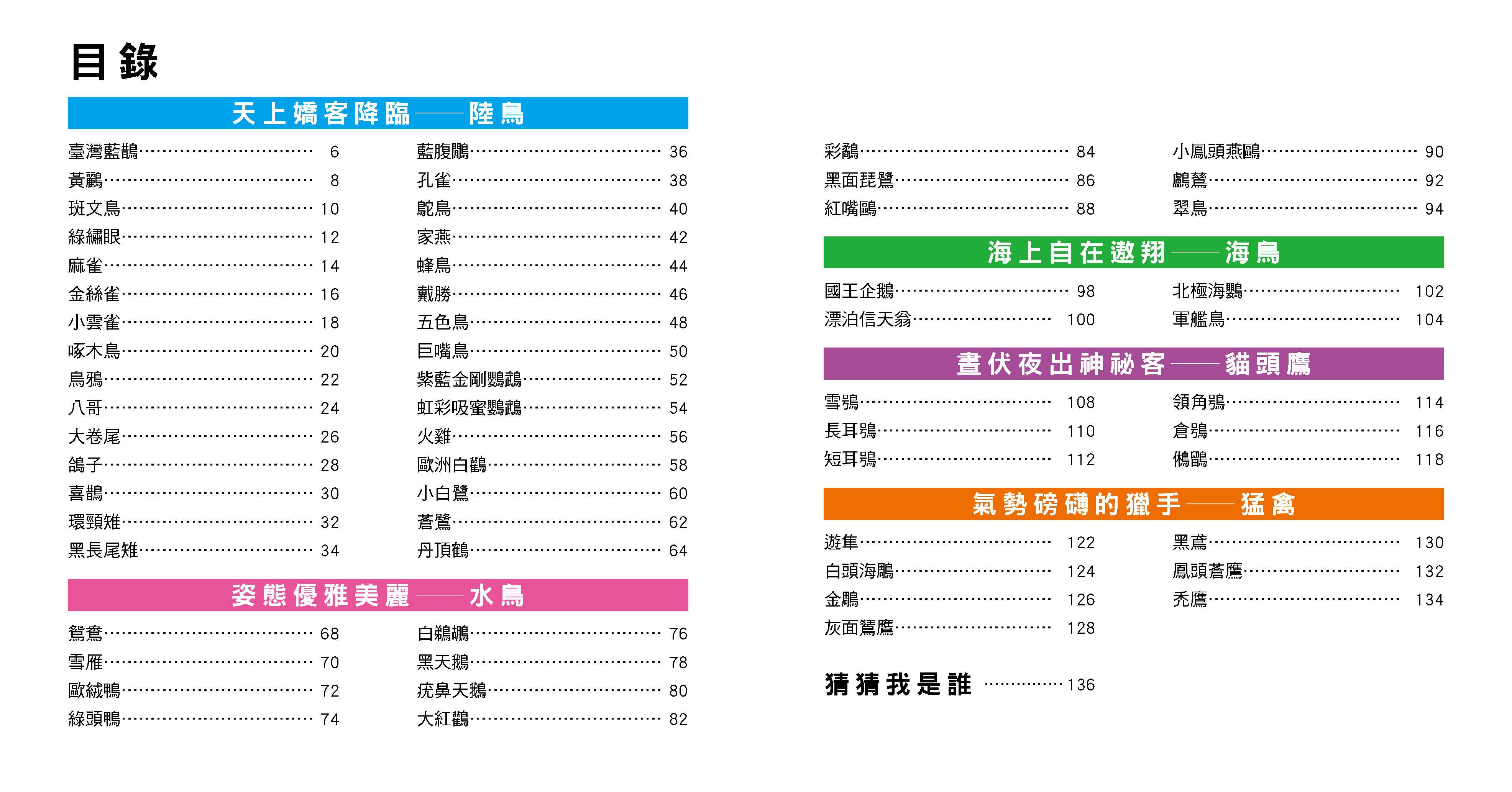 小百科圖鑑：鳥類小百科-精裝