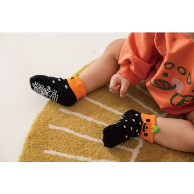 貝柔 Peilou - 萬聖節止滑寶寶襪(3入組) (9-12cm)