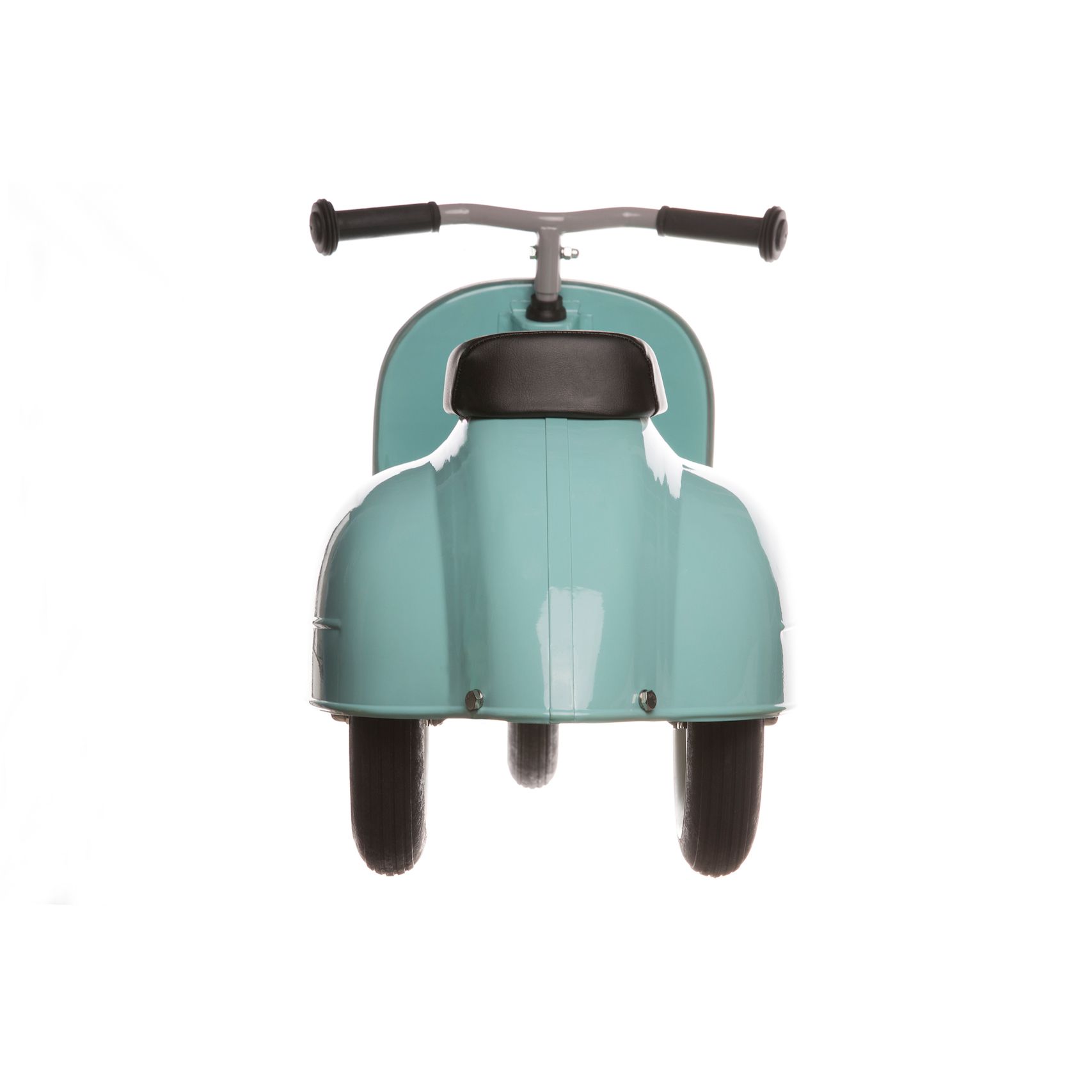 VESPA - 【超值兩台組】Vespa電動玩具車-藍+Ambosstoys PRIMO經典偉士牌復古造型滑步車-薄荷綠