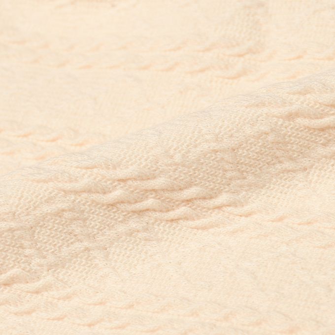 akachan honpo - 10分緹花內搭褲-象牙白色