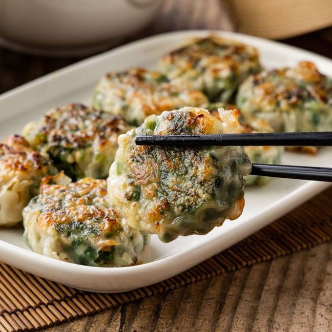 胡同 - 【胡同裏的心港點】冷凍 鮮蝦韭菜餅-(12入/包)