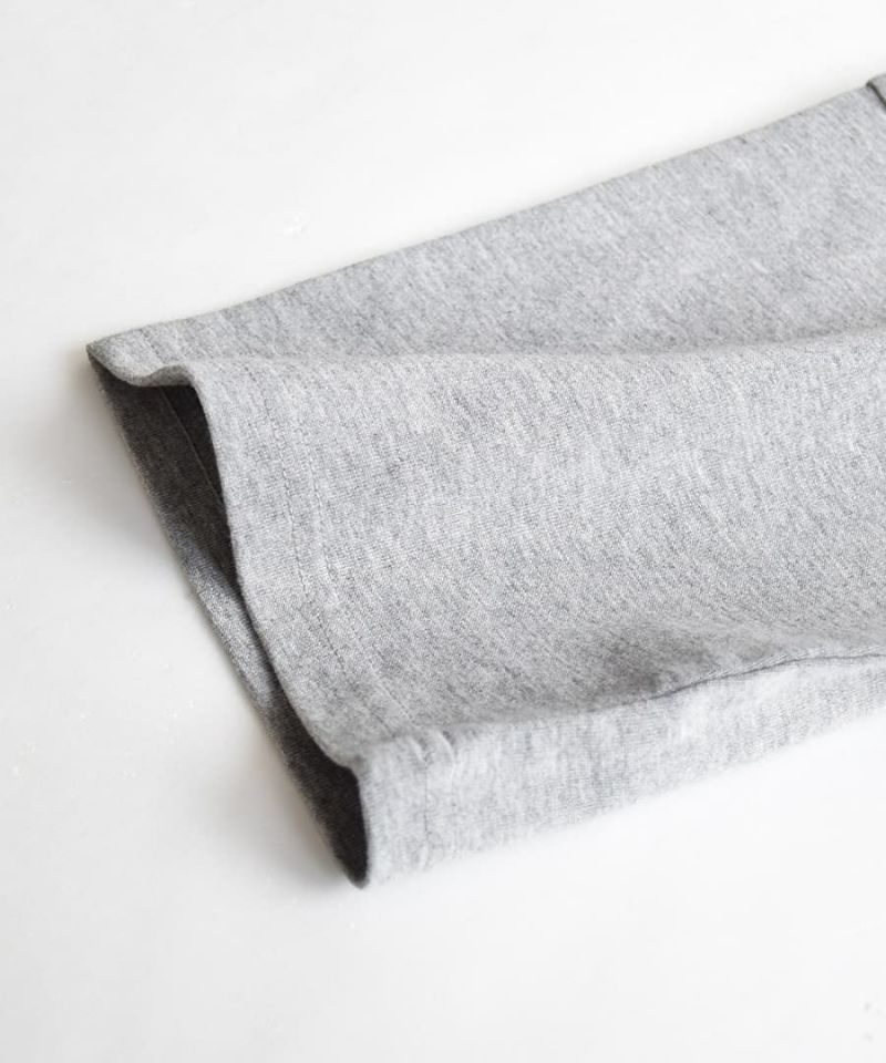 日本 zootie - 抗透汗 後開衩純棉長版短袖上衣-煙燻藍 (M-L)