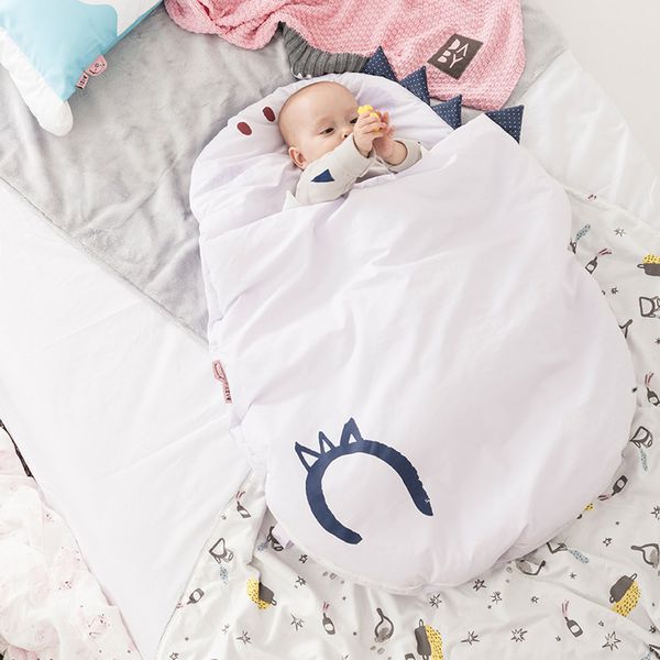 韓國Daby - 小怪獸嬰兒睡袋-恐龍Dinoy(淺紫)