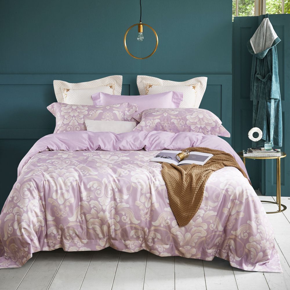 吸濕排汗天絲-宮廷-單人床包被套組(含床包*1+被套*1+枕套*1)