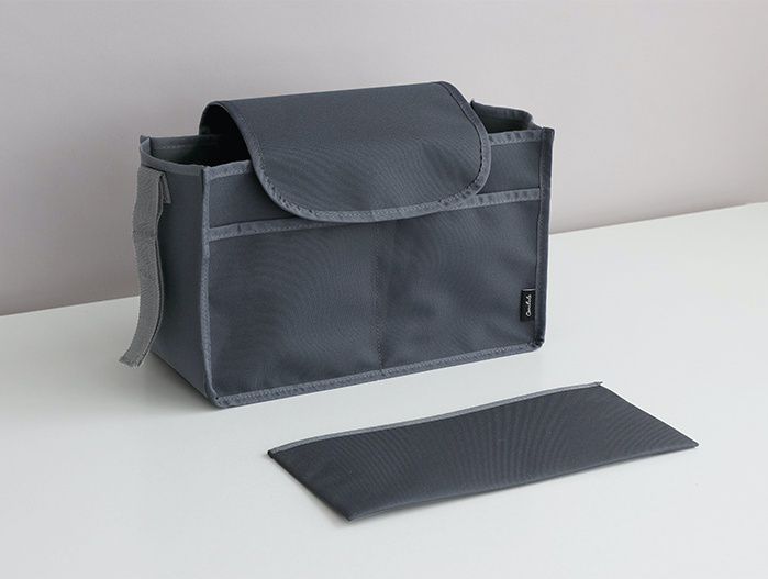 韓國 Conitale - 多功能包中包/推車置物袋-杏 (ＸＬ[38X23X15cm])