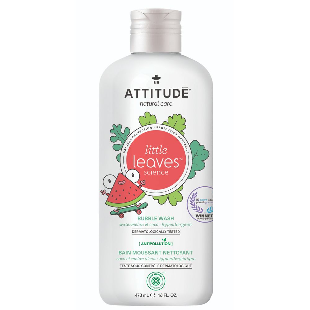 加拿大 ATTITUDE 艾特優 - 兒童泡泡浴-西瓜&椰-473ml