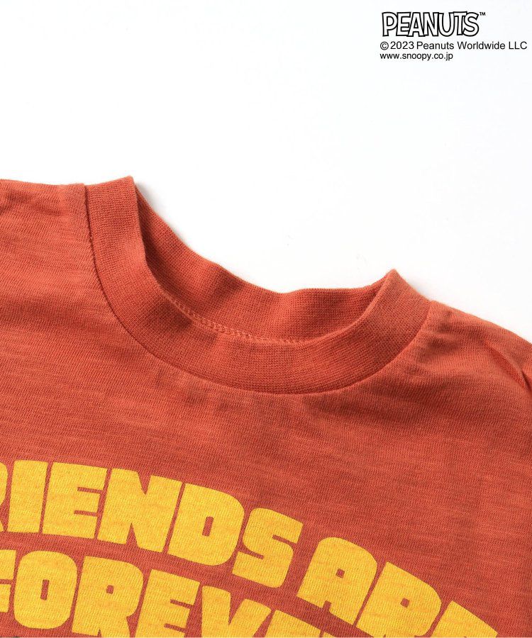 日本 BREEZE - SNOOPY聯名 前後漫畫印花長袖上衣-炭黑