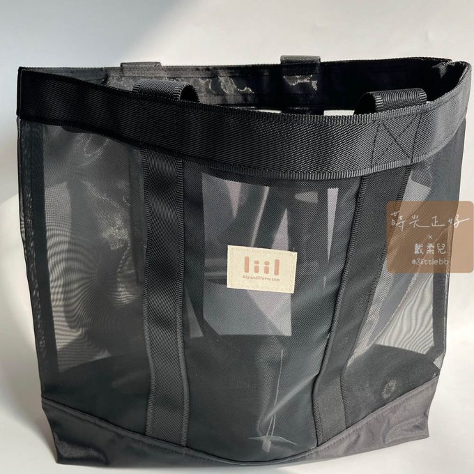 理理 liil - 透網多用托特肩背包-M (L440xH355xD110mm/背帶長245mm)-約275g