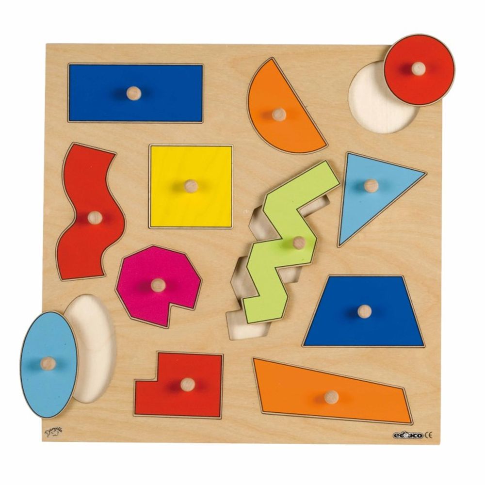 EDUCO - 抓手拼圖遊戲-幾何形狀塊
