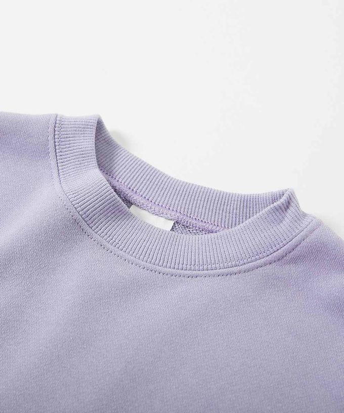 日本 devirock - 層次荷葉邊縮口長袖上衣-灰