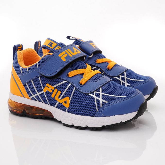 FILA - FILA氣墊慢跑運動鞋-2-J435X-336藍(中大童段)-運動鞋-藍