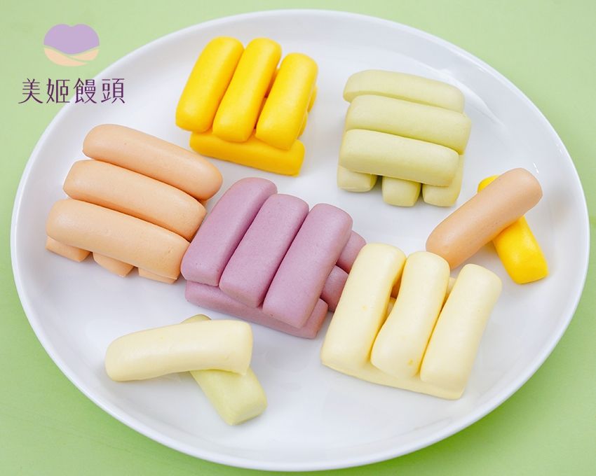 美姬饅頭 - 蔬果好棒棒造型饅頭-24入-200g/盒