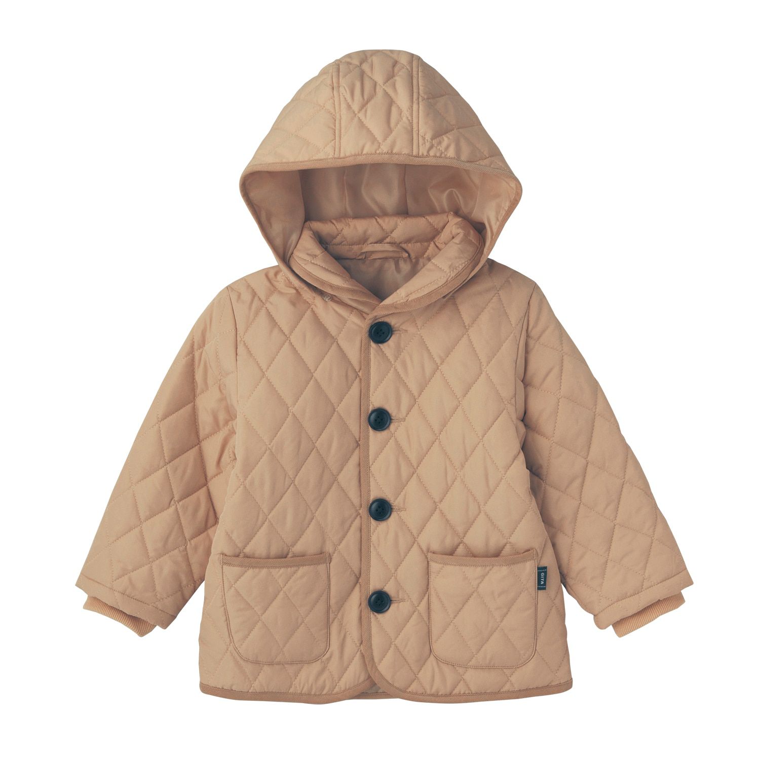 日本千趣會 - GITA 可機洗輕量棉防潑水絎縫外套-卡其