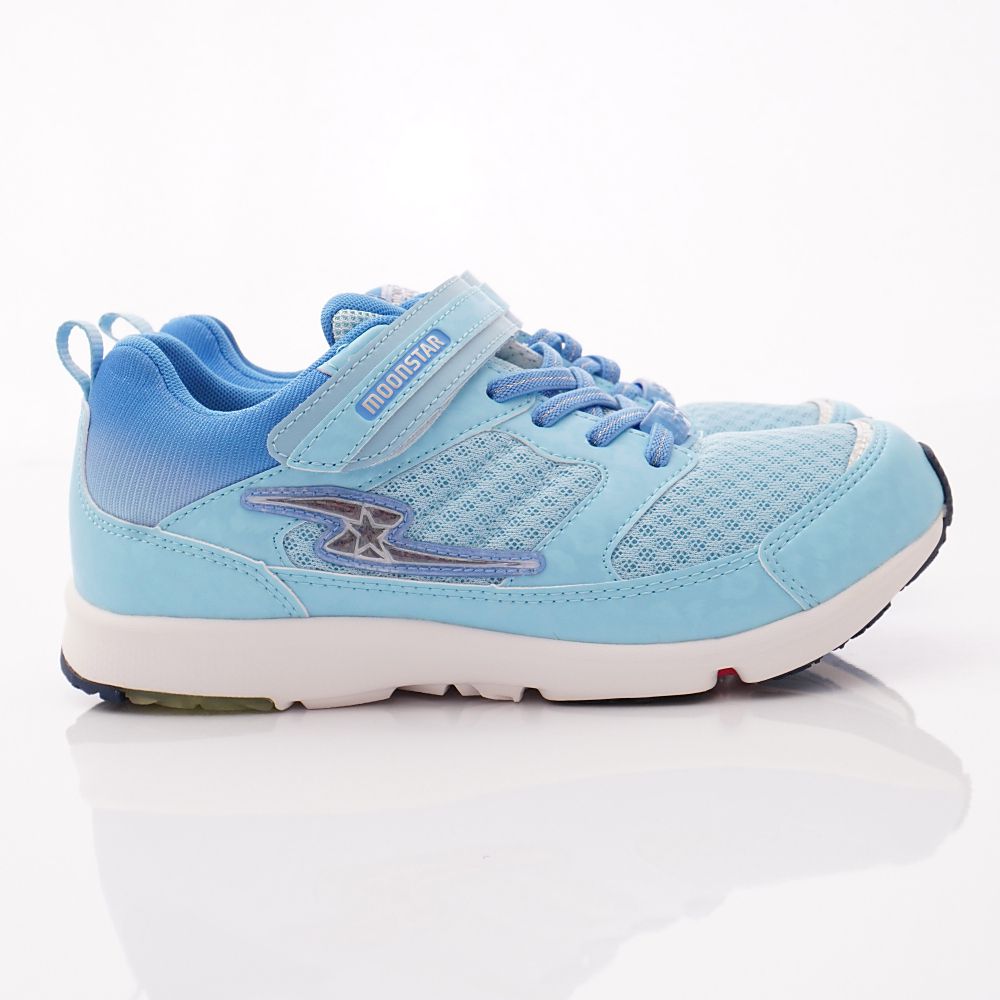 MOONSTAR - 日本月星競速機能童鞋-2E超輕量運動鞋(中大童段)-淺藍