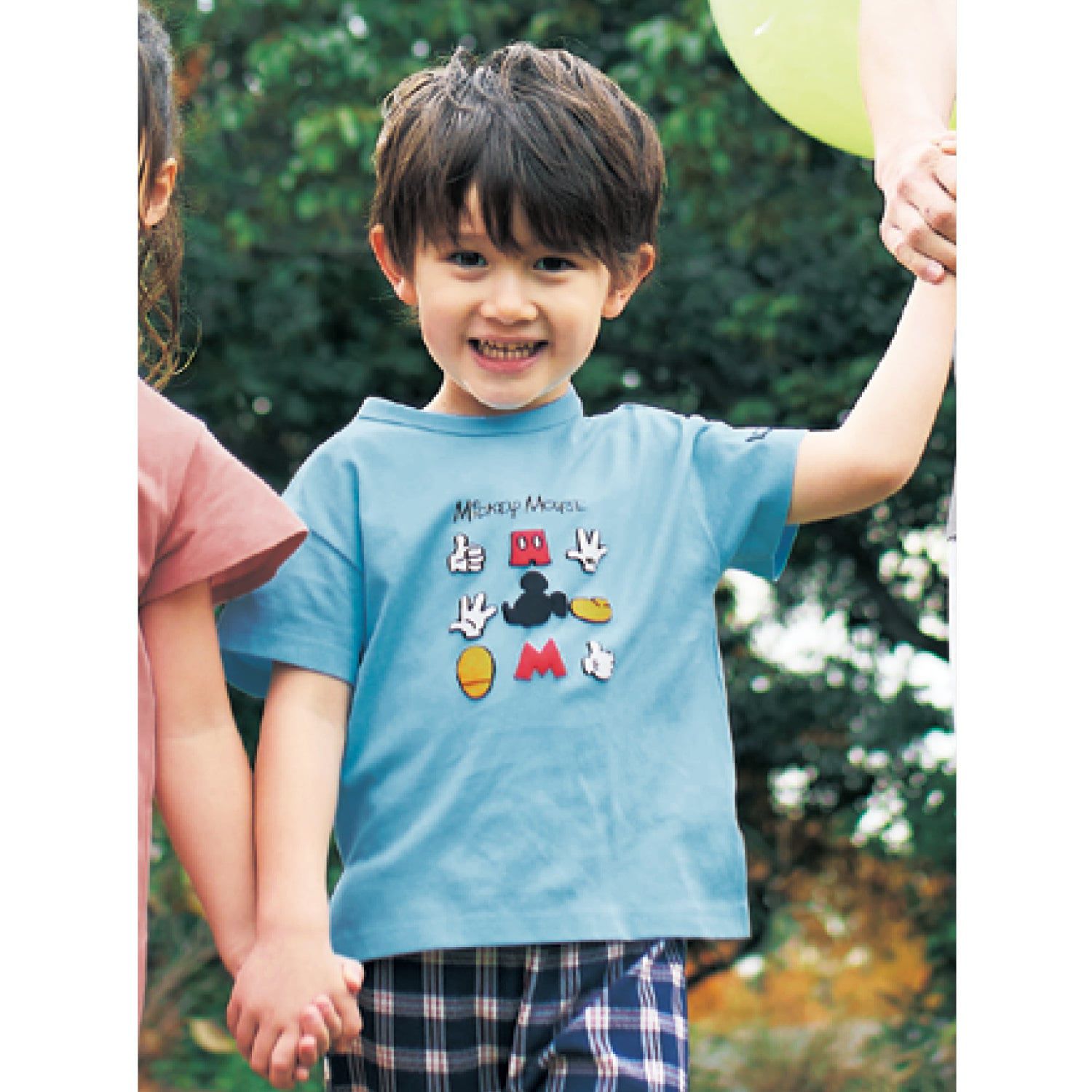 日本千趣會 - 迪士尼印花短袖上衣(可搭親子裝)-米奇-水藍