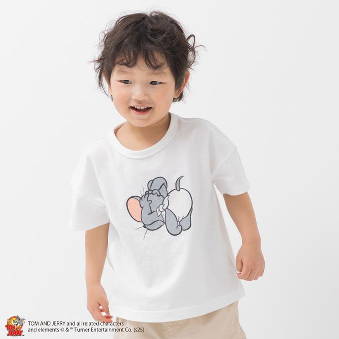 日本 Chil2 - 湯姆貓傑利鼠限定短袖上衣-變形兄弟-深藍