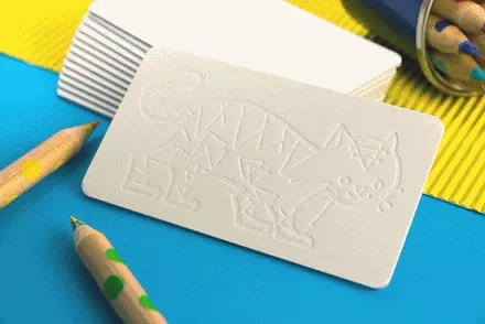 凹凸著色日文單字卡