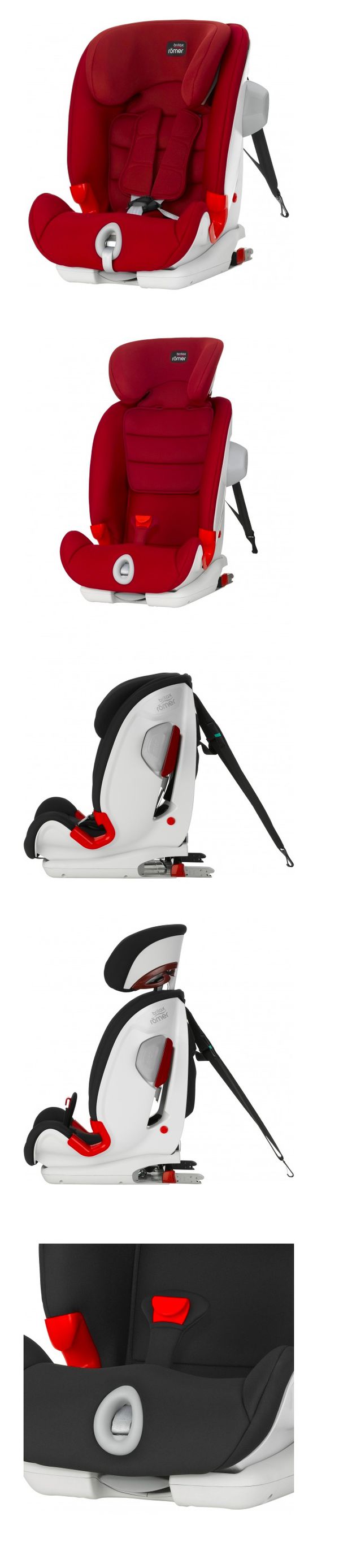 britax römer - 旗艦款ISOFIX 2-12歲成長型汽座-紅色