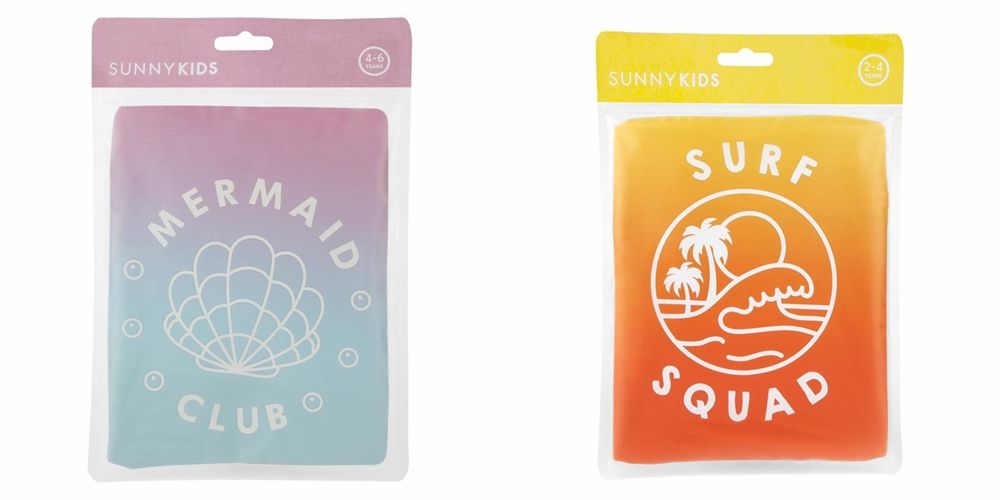 澳洲Sunnylife - 抗UV防曬兒童長袖水母衣泳衣-粉藍漸層
