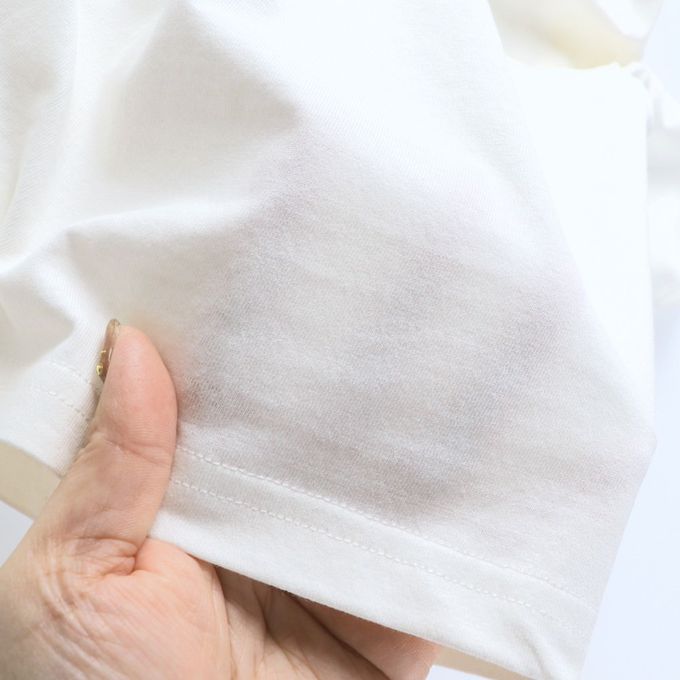 日本 BRANSHES - 100%棉 英文標語落肩長袖上衣-玫瑰粉