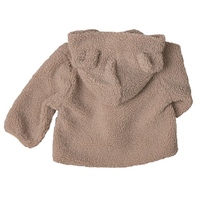 akachan honpo - 牛角外套-熊耳-咖啡色